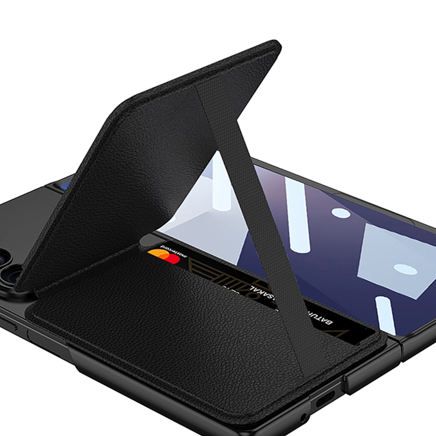 Capa ZFold 7 Magnética com Porta-Cartão Removível Suporte