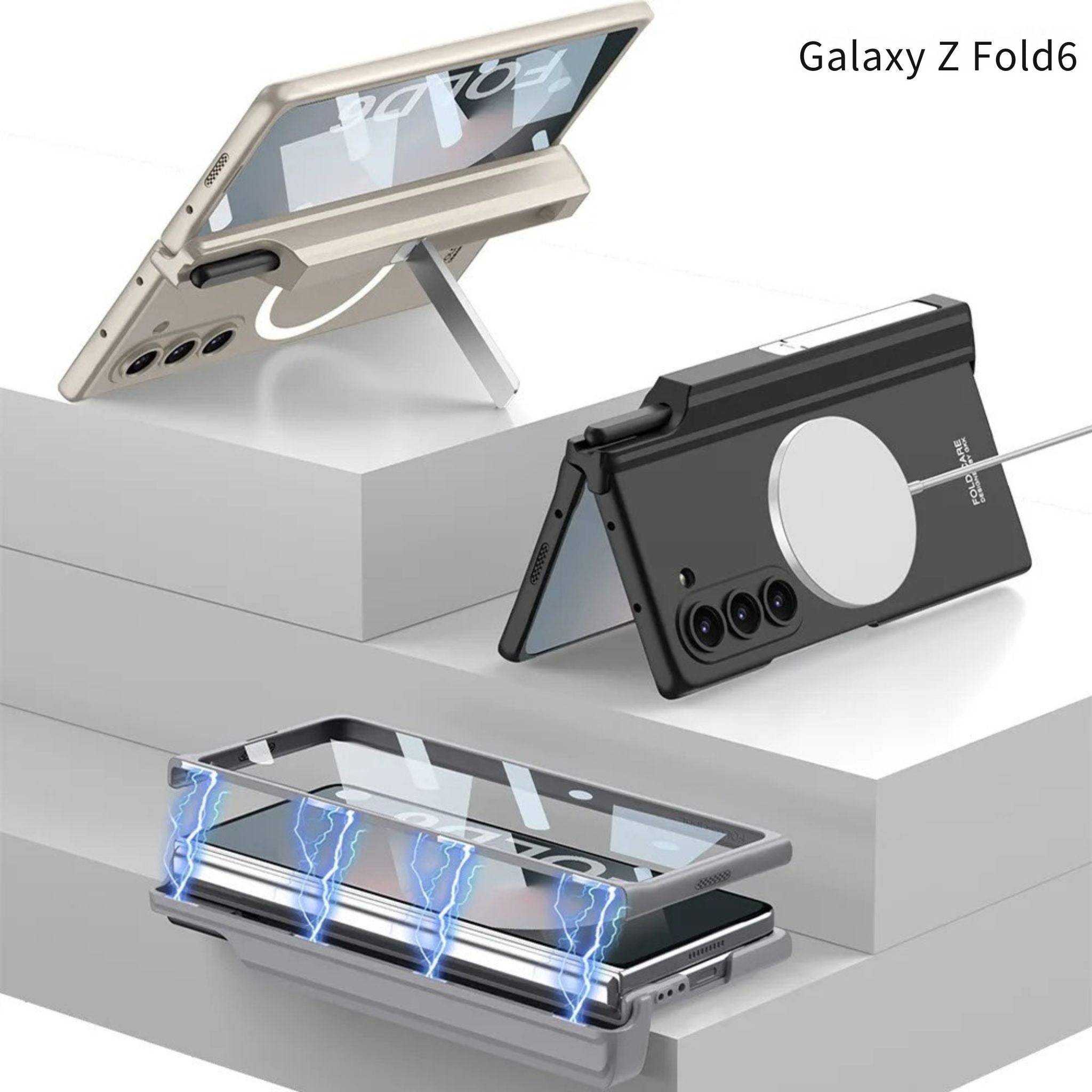 Capa Protetora Suporte Spen Magnético para Samsung Z Fold6