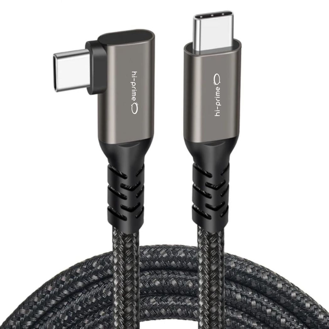 Cabo USB-C Thunderbolt 5 - 240W 80Gbps 16K - 1,5M - hi-prime