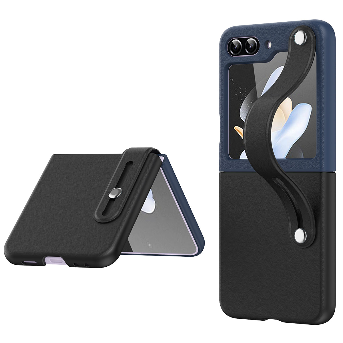 Capa Silicone Com Alça Para Samsung Galaxy Z Flip6