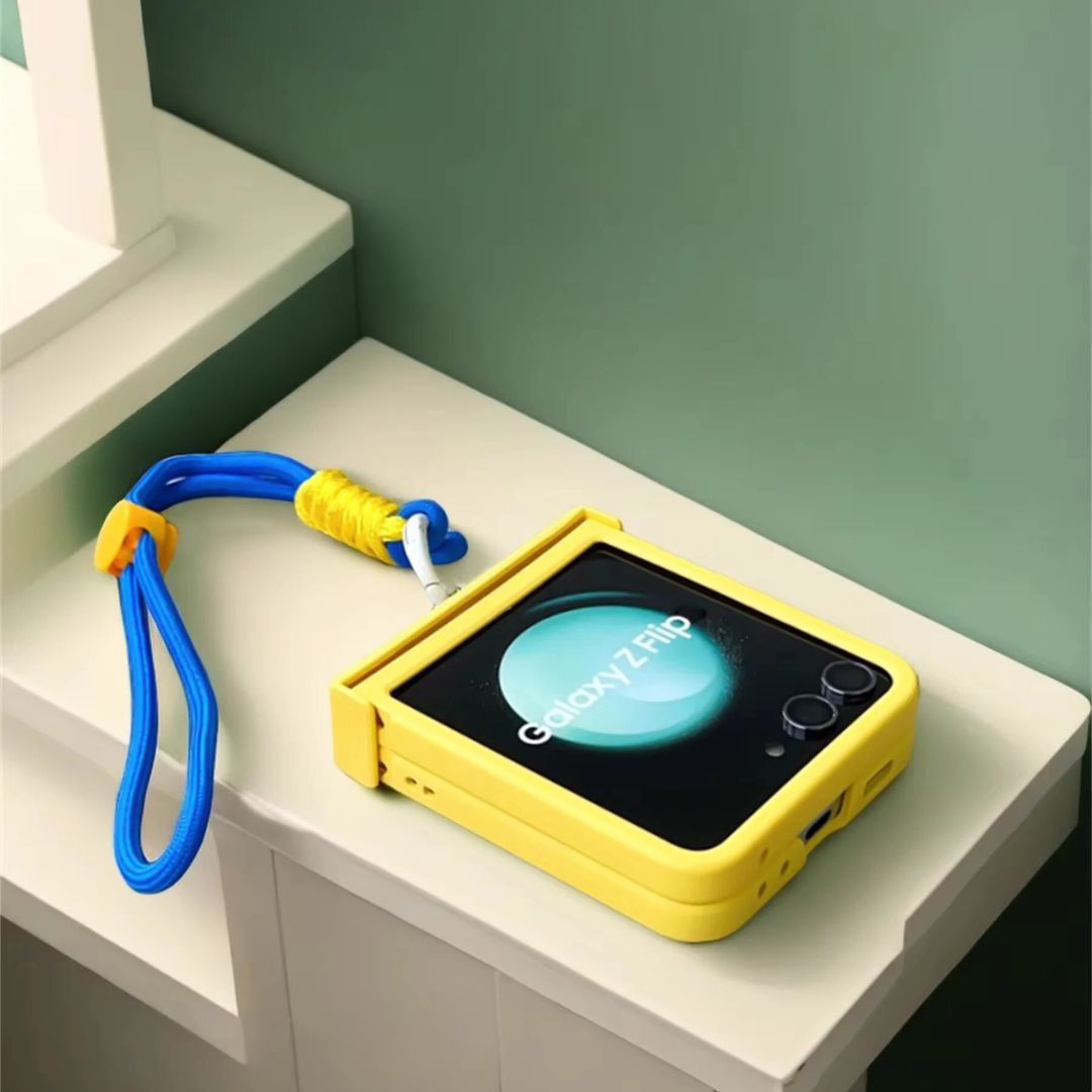 Capa Protetora com Cordão Para Samsung Galaxy Z Flip6