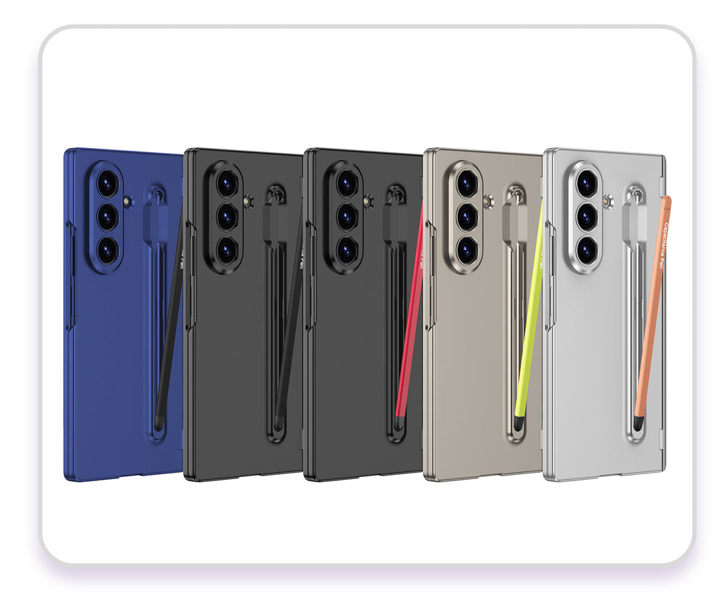 Capa com Spen Proteção Lateral Película para Galaxy Zfold 7