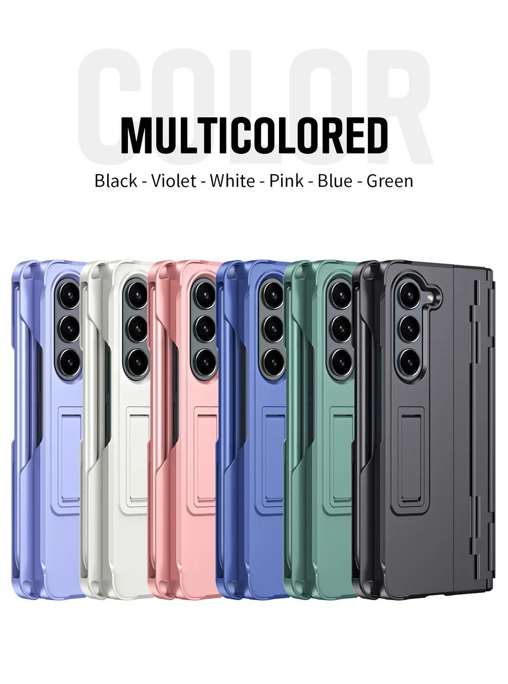 Capa Protetora para Samsung Zfold 7 com Suporte Mesa e Spen