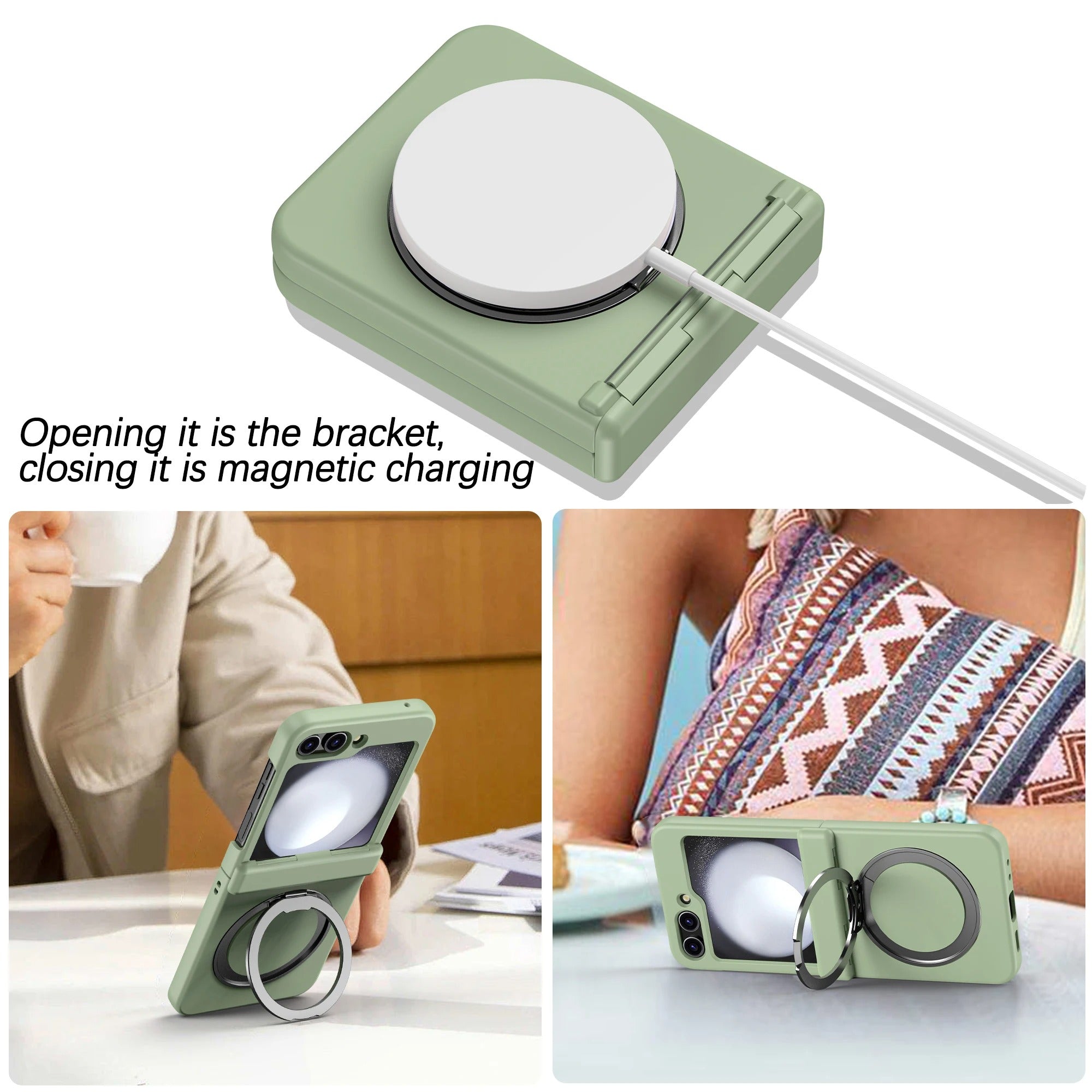 Capa Protetora Suporte Magnética Para Samsung Galaxy ZFlip 5
