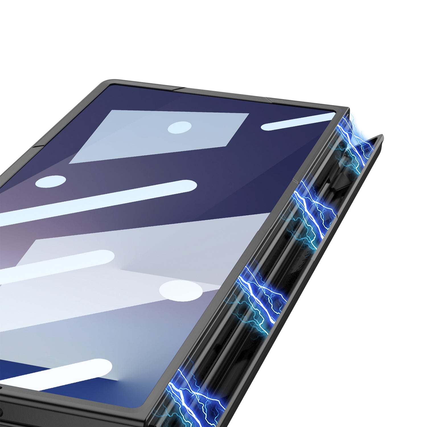 Capa com Spen Proteção Lateral Película para Galaxy Zfold 7