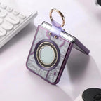 Capa Premium Magnética com Anel Para Samsung Galaxy ZFlip 5