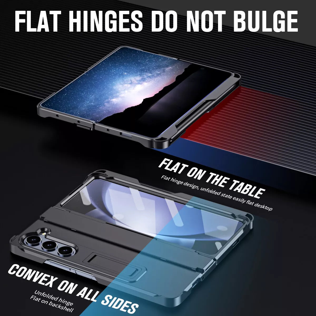 Capa Protetora para Samsung Zfold 7 com Suporte Mesa e Spen