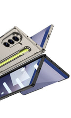 Capa com Spen Proteção Lateral Película para Galaxy Zfold 7