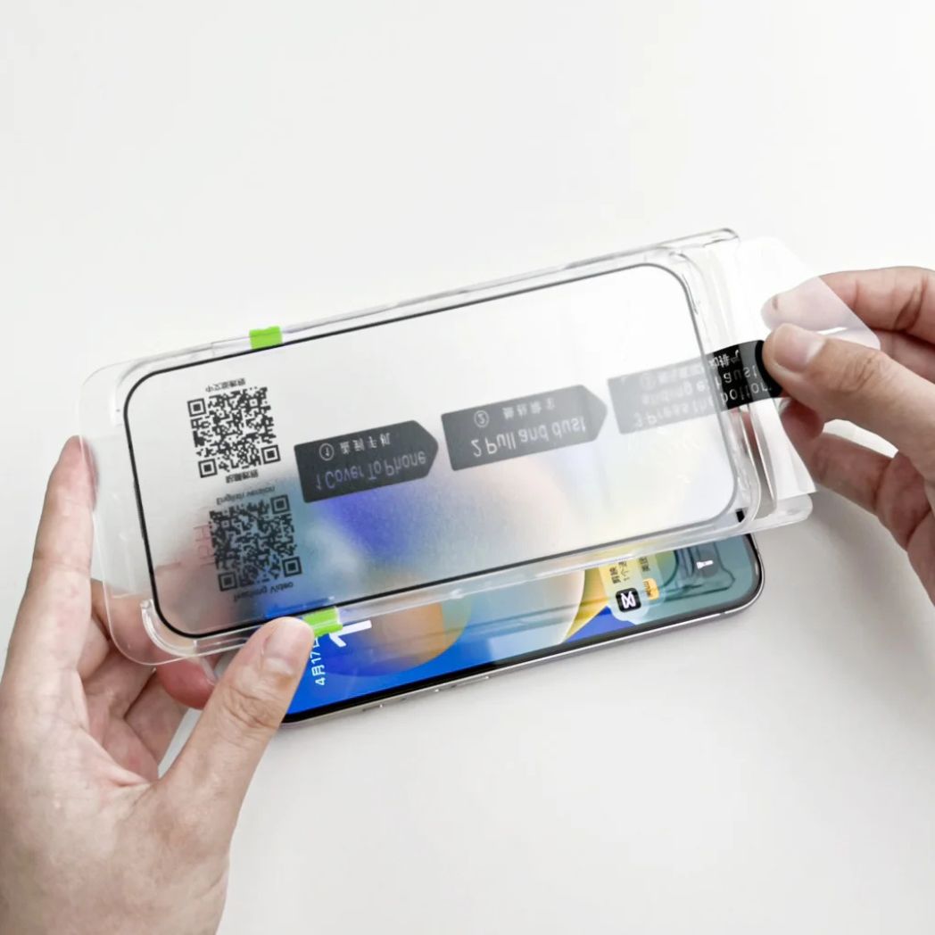 Película Vidro Privacidade Resistente com Aplicador Iphone