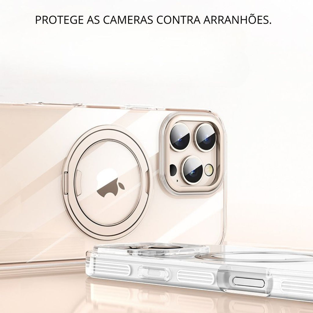 Capa Com Anel Magnético para Iphone 16, 16 PRO e 16 PROMAX