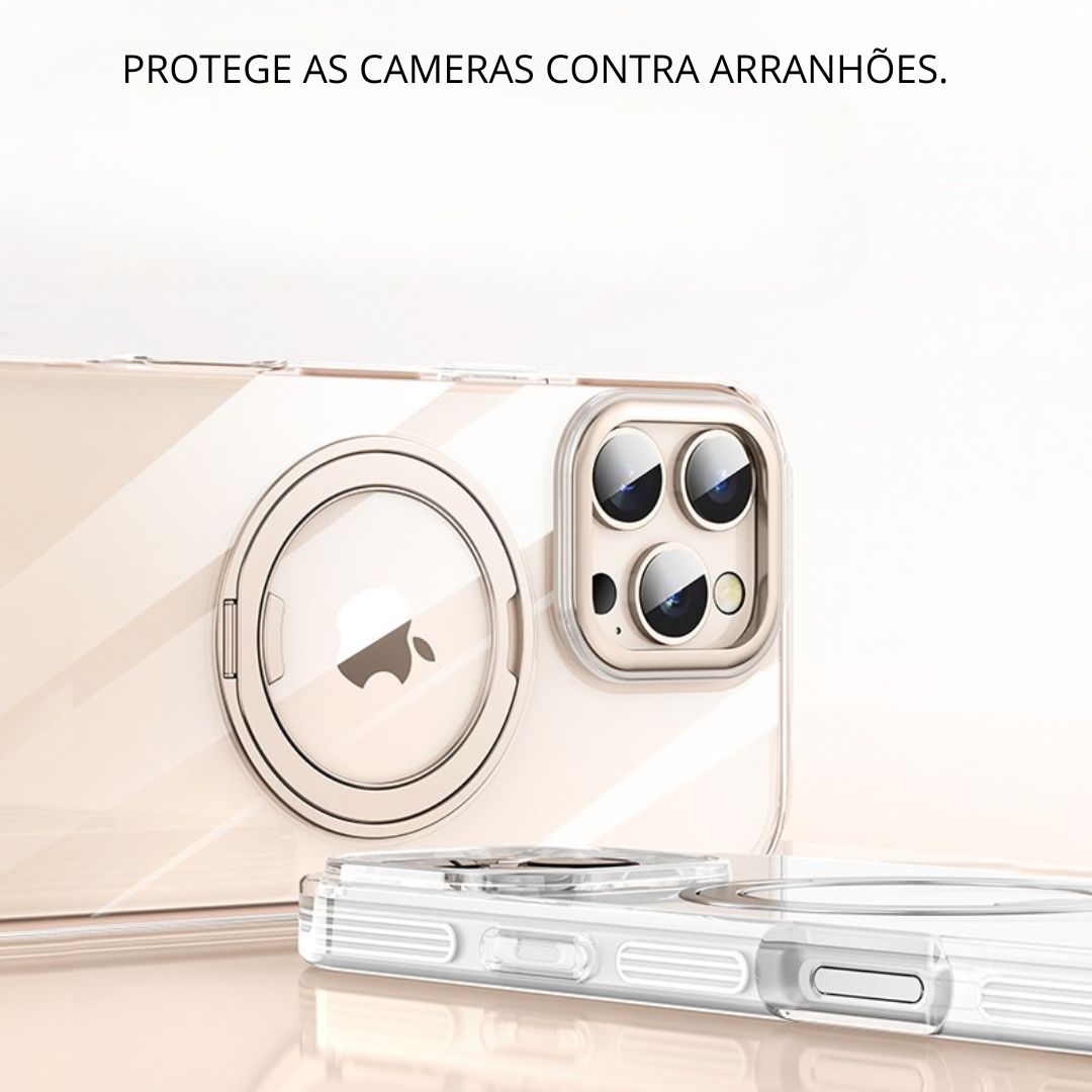 Capa Com Anel Magnético para Iphone 16, 16 PRO e 16 PROMAX