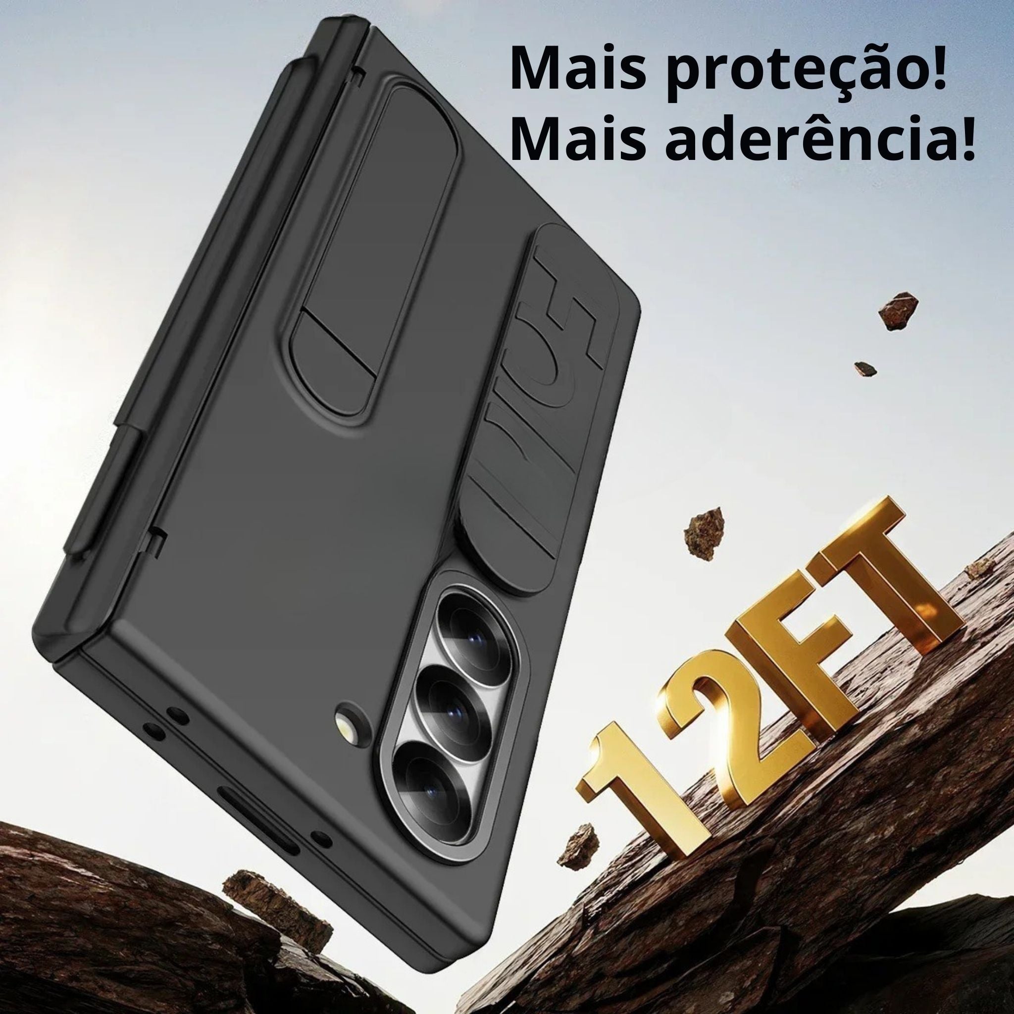 Capa Protetora Suporte Spen Alça para Samsung Galaxy Z Fold6