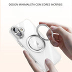 Capa Com Anel Magnético para Iphone 16, 16 PRO e 16 PROMAX